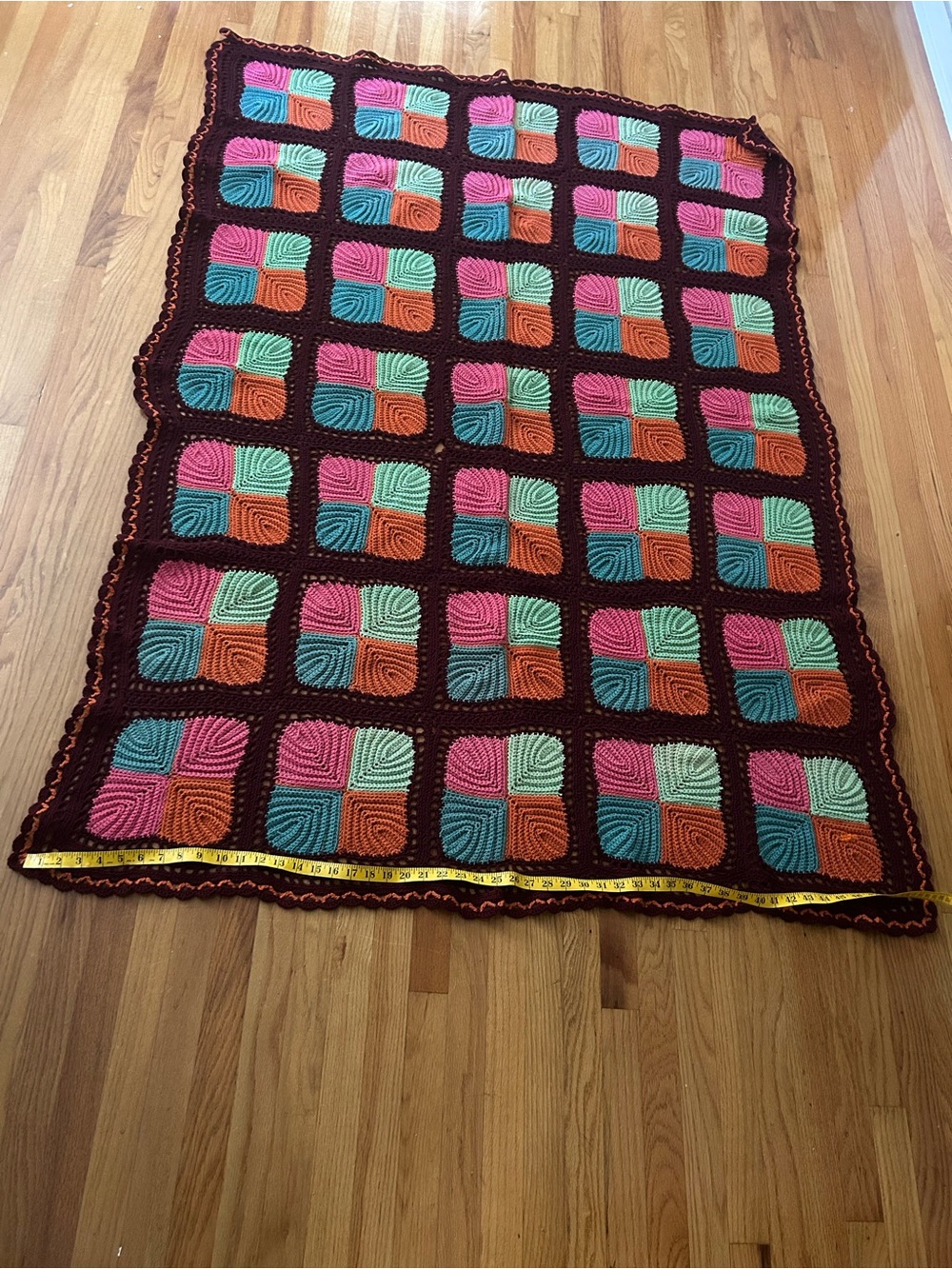 Vintage crocheted blanket